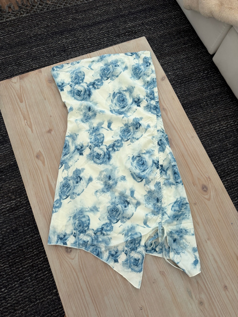 Pacsun Strapless Floral Mini Dress